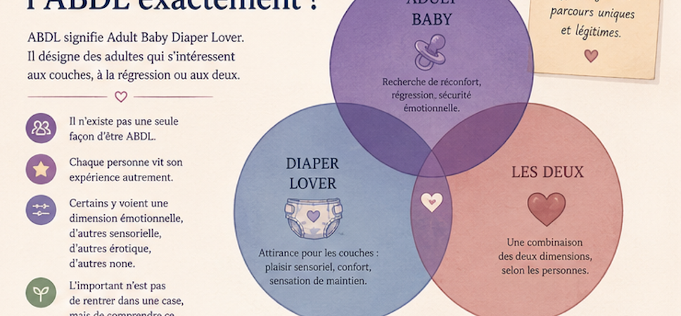 Qu’est-ce que l’ABDL ? Définition simple, couches adultes et régression sans jugement
